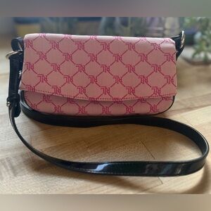 Vintage Pink Ralph Lauren Crossbody Bag
